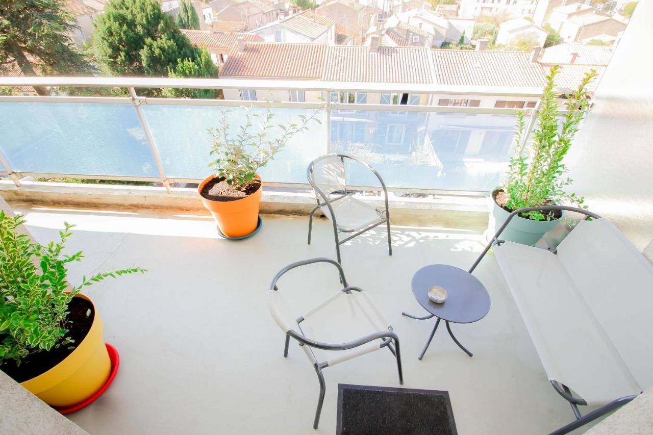 Carcassonne Centre Avec Balcon Et Parking Leilighet Eksteriør bilde
